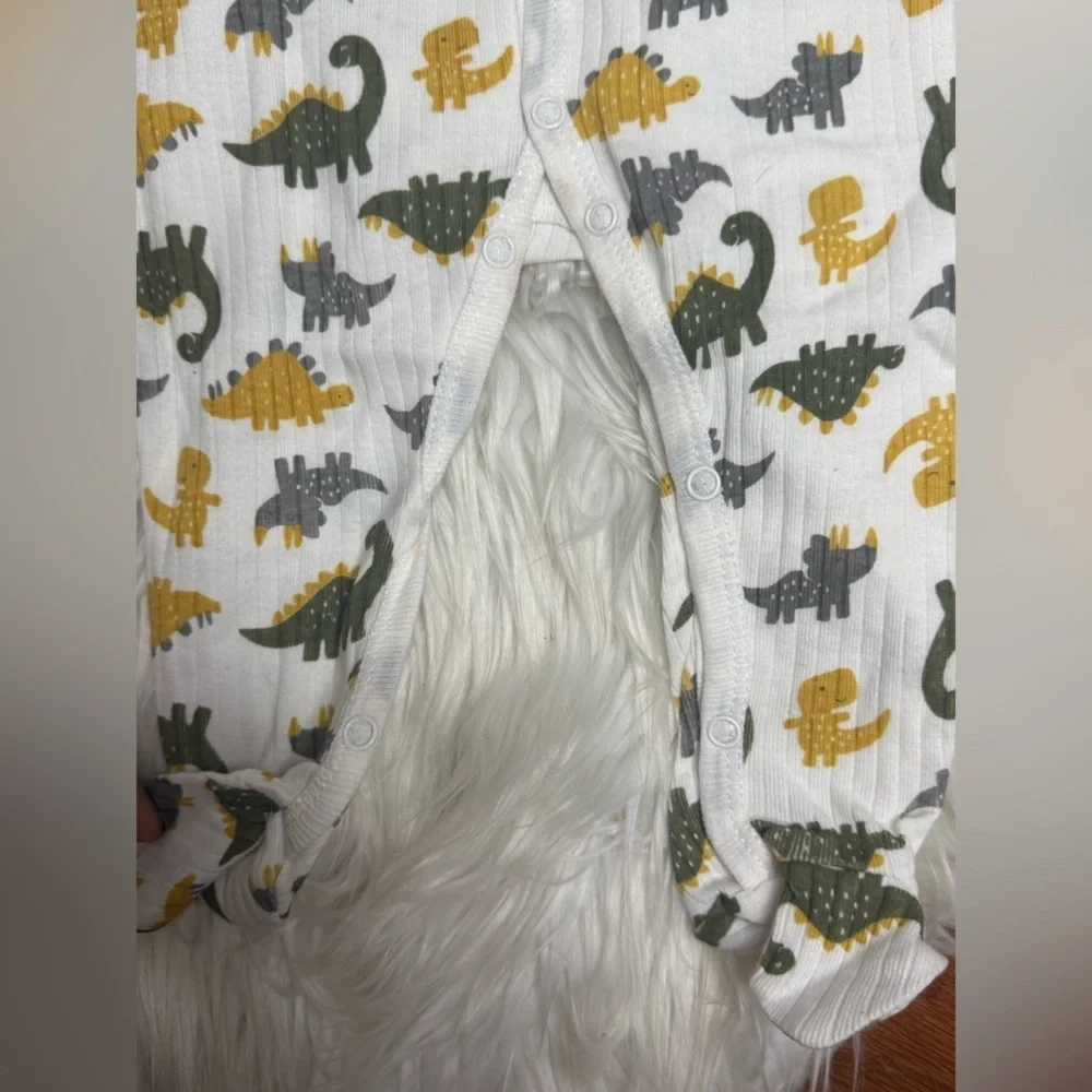 Infant Dapper Dude Footie Pajama - dinosaurs